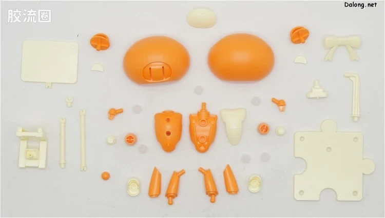 钢普拉Build 综合 HG PETIT'GGUY  阿雷路亚 橙色&标语牌 - 图片